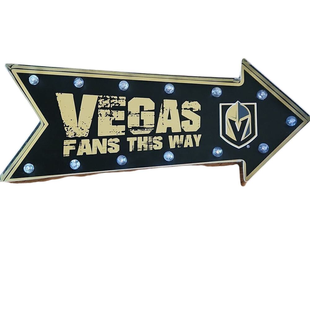 Light up "Vegas Fans this way sign" by FOCO. - Picture 6 of 6